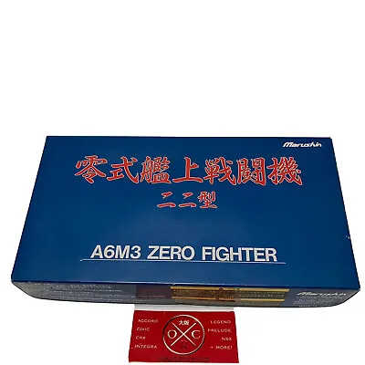 Marushin A6M3 Model 22 Zero Fighter 1:48 Rare Zeke Metal Diecast Kit Complete • $179.95