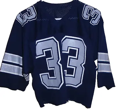 Vintage Tony Dorsett #33 Dallas Cowboys Throwback Sand-knit Jersey Large • $28