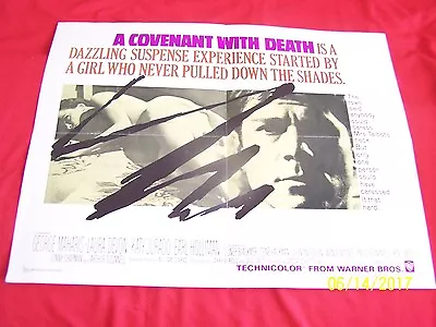 A COVENANT WITH DEATH 1966 Orig. 1/2 Sht. Movie Poster George Maharis Thriller  • £44.42