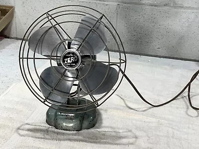 Vintage Zero - Bersted Mfg Corp 8  FAN Model 1250R Desk Or Wall Mount- Nice • $25