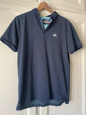 Le Shark Polo Shirt Medium Men • £5.58