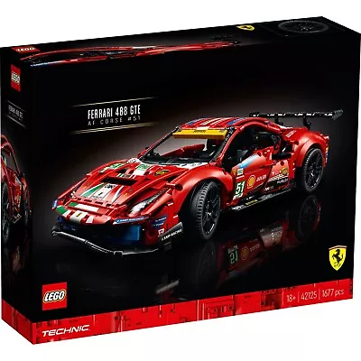 Lego Technic Ferrari 488 GTE “AF Corse #51” 42125 • $399