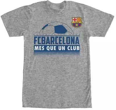 FC Barcelona Mes Que Un Club Gray T-Shirt  Tee Brand New • $9.99