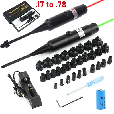 Red/Green Laser Bore Sighter Kit .17 To .78 Multiple Caliber Boresighter Rifles • $21.79