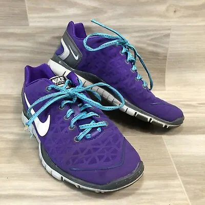 $30 • Buy NIKE TRAINING Free Fit 2 Women's Royal PURPLE Running Training Shoes Sz 7