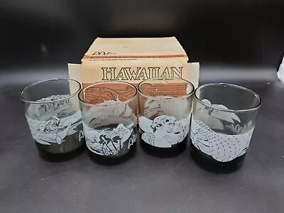 McDonald’s Hawaii Drinking Glass Tumblers Set Of 4 In Box Vintage 1970s Libbey  • $26.99