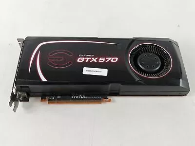 EVGA NVIDIA GeForce GTX 570 1.25 GB GDDR5 PCI Express 2.0 X16 Video Card • $34.99