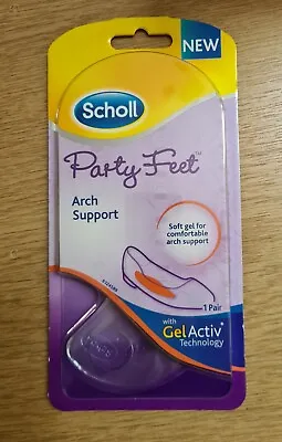 £3 • Buy Scholl - Party Feet Arch Support - Gel Activ Technology - 1 Pair - NEW