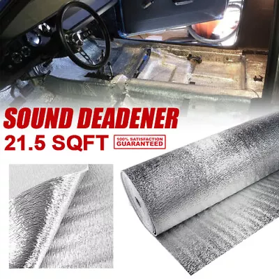 Motorhome Heat Shield Sound Deadener Car Insulation Thermal Mat 80 X40  2sqm • $18.49