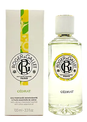 Cedrat By Roger & Gallet For Women 3.3oz Fresh Fragrant Water Spr New • $25.95