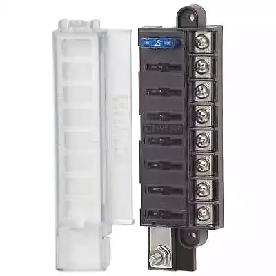 Blue Sea 5046 ST Blade DC Compact Fuse Block 8 Circuits ATO ATC 1-30A Marine • $44.04