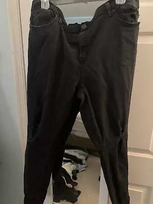 MUDD Women’s Black Jeans Pants Ripped SIZE 24 Plus Size Zip Ankle  • $4.50