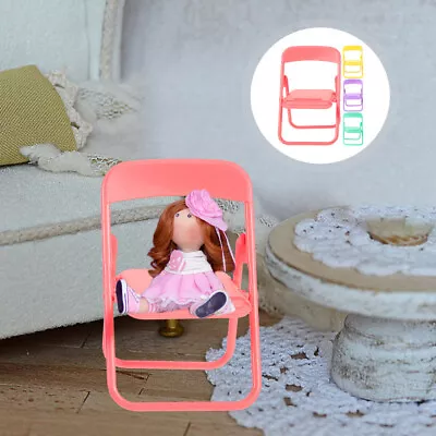 Mini Foldable Chairs - Toy Phone Holder Dollhouse • $7.45