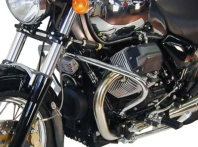 Moto Guzzi California Stone/Jackal/Metal Engine Guard - Chrome H&B (1999-2012) • $285.49