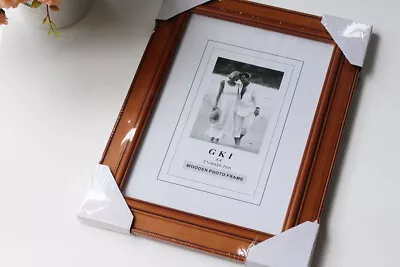Wooden A4 Photo Frame Wall Desk Wall Frame Timber Photo Frame Document Frame • $12.95