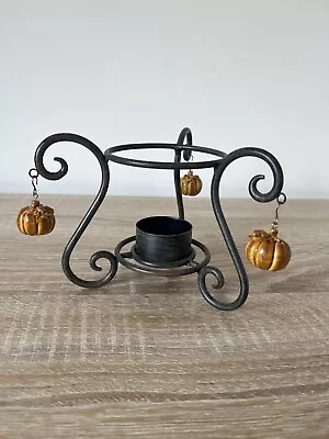 Yankee Candle Pumpkin Vintage Tea Light Holder RARE • £24