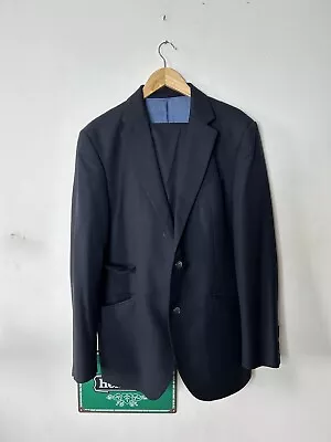 Hackett London Navy Wool Chelsea 2 Piece Suit 42R • £65.99