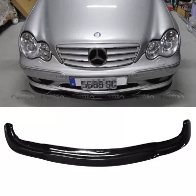 For Mercedes Benz W203 C200 C220 C250 C280 Carbon Fiber Front Bumper Lip Spoiler • $365.50