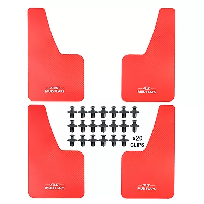 RED Rally Racing Mud Flaps Mudguards Splash Guards For Subaru Legacy Impreza WRX • $17.76