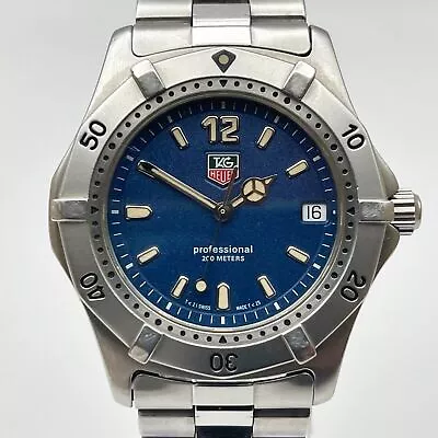 TAG Heuer Professional 200M Blue Dial 37mm Men's Quartz Watch WK1113 • $864.56