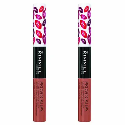 NEW Rimmel Provocalips 16hr Kissproof Lipstick Make Your Move 0.14 Ounce (2 Set) • $17.79