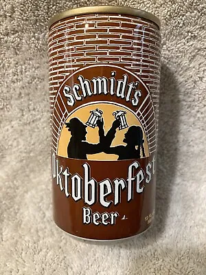 Vintage Beer Can Schmidt's Oktoberfest Beer Pull Tab Intact Bottom Punched. • $8.99