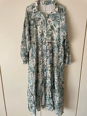 Women’s “Adorne” Size 18 Long Sleeve Maxi Dress • $60