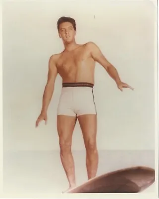 Elvis Presley Blue Hawaii Sexy Barechested Surfing Vintage 8x10 Color Photo • $29.99