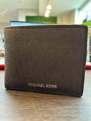 Michael Kors Mens Leather Jet Set Bi Fold Wallet - Brown • $8.48