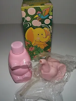 Vintage Avon Bo-Bo The Elephant Baby Shampoo 1970's New Old Stock In Box • $13.99