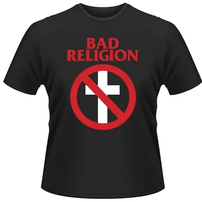 BAD RELIGION - CROSS BUSTER BLACK T-Shirt Large • $39.77