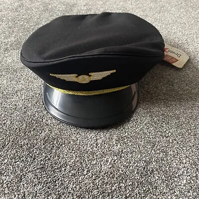 £7.99 • Buy Dress Up America Airline Pilot Hat Adults - Costume Accessory READ