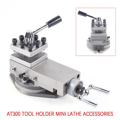 AT300 Lathe Tool Post Assembly Holder MetalWorking Mini/ Micro Lathe Part New • $116.85