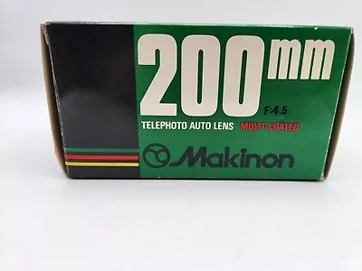 AUTO MAKINON MC  F=200mm 1:4.5 - 52 LENS FOR PENTAX -K - 8162041 • $16.99