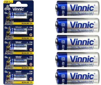£5.21 • Buy Alcaline High Voltage Batteries 23a 12V L1028F 23A MN21 Vinnic Alkaline Battery