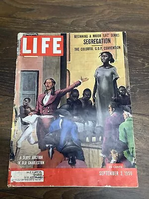Vtg Life Magazine SEPTEMBER 3 1956 Life Series  Segregation  GREAT ADS! • $8