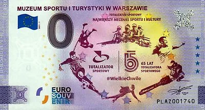 £7.57 • Buy Zero Euro Bill - 0 Euro - Poland - Muzeum Sportu I Turystyki W Warszawie 2021-1