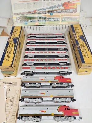 $999.99 • Buy American Flyer Santa Fe ABA Passenger Set 470 471 473, 960, (2)961, (2)962, 963