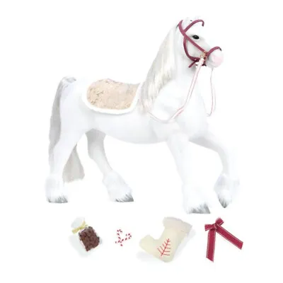 Our Generation BD38025Z Christmas Clydesdale Horse Playset 20  Horse For Dolls • $112.72