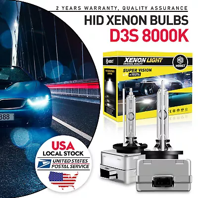 OEM D3S 8000K HID XENON HEADLIGHT BULBS For Cadillac XTS 2013-2018 2PCS  • $20.29