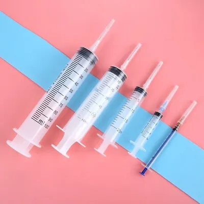 1-100ml Sterilized Plastic Injection Syringe Medical Cosmedic Liquid Dispensers • $8.79