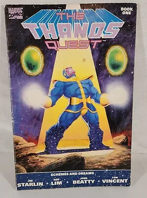 The Thanos Quest Comic Book TPB Schemes And Dreams Marvel Infinity Gauntlet • $9.98