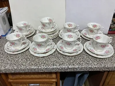 £81 • Buy 30x Royal Albert China Tranquility Cup(8),saucer(10),side Plate(12),gilded