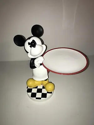 Disney Big Fig Medium Size Mickey Mouse Waiter With Plate Statue !!! • $200