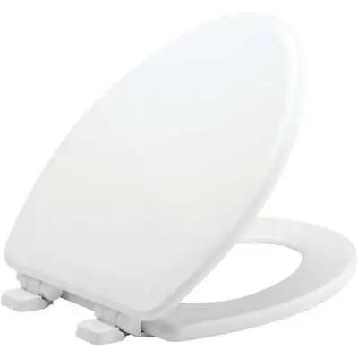 Mayfair Elongated Closed Front Slow Close White Wood Toilet Seat 143SLOW 000 • $39.94