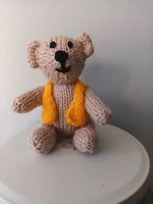 Hand Knitted Miniature Teddy Bear • £6