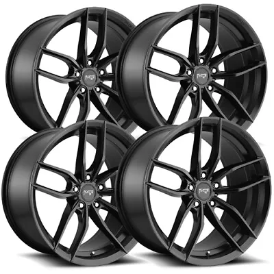 (Set Of 4) Niche M203 Vosso 17x8 5x4.5  +40mm Matte Black Wheels Rims 17  Inch • $956