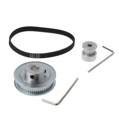 Set 2GT Timing Belt Pulley GT2 60teeth And 20teeth Bore 8mm &5mm Belt Width 6mm • $10.59