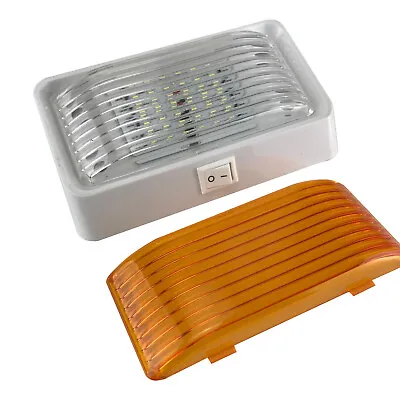 Jayco LED Awning Light With Switch White Amber Caravan Annex Eagle Swan Camper • $45.85