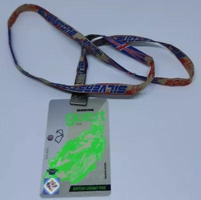 2015 F1 British Grand Prix Silverstone Paddock Club Lanyard • £25